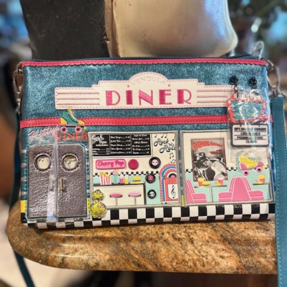 NWT Vendula London Kitty's Diner Pouch Bag